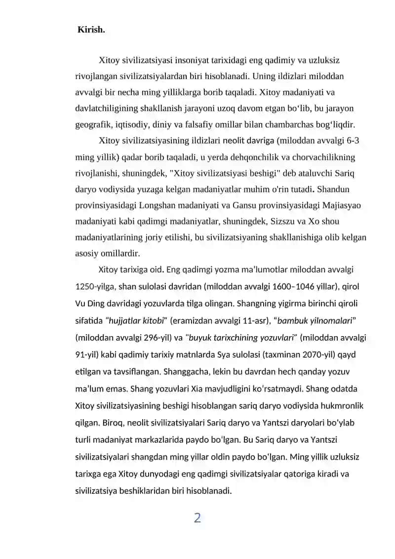 Qadimgi Xitoy sivilizatsiyasida ilk iqtisodiy ta’limotlar 2
