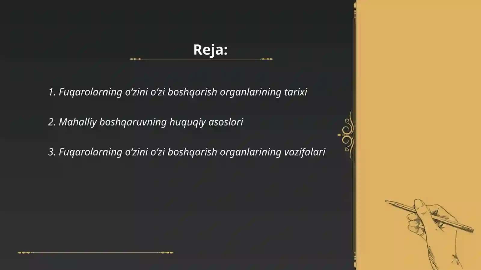 Fuqarolarning oʻzini oʻzi boshqarish organlari 2