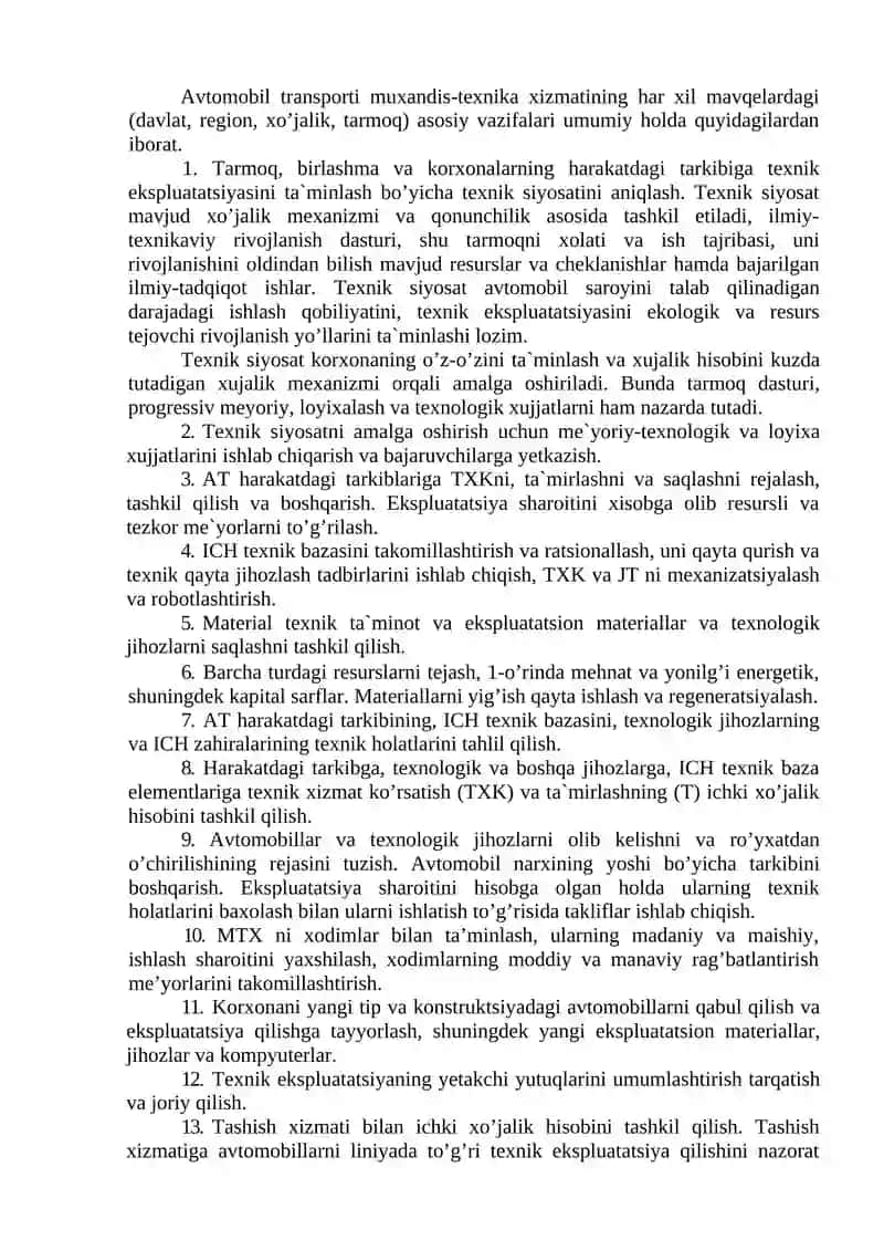 TEXNIK TIZIMLAR VA ULARNI BOSHQARISH USLUBLARI 2