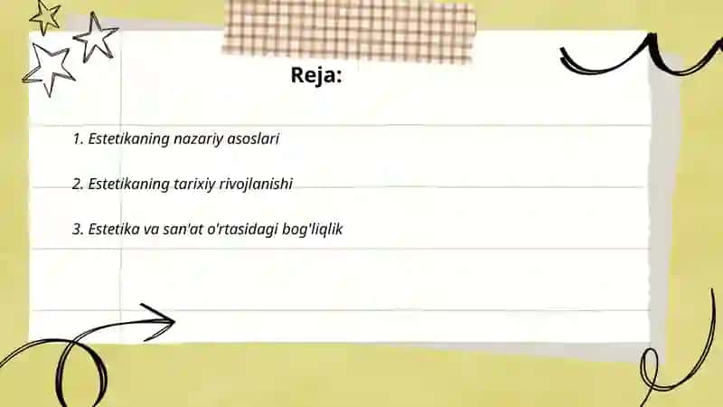 Estetika mohiyati va ahamiyati 2