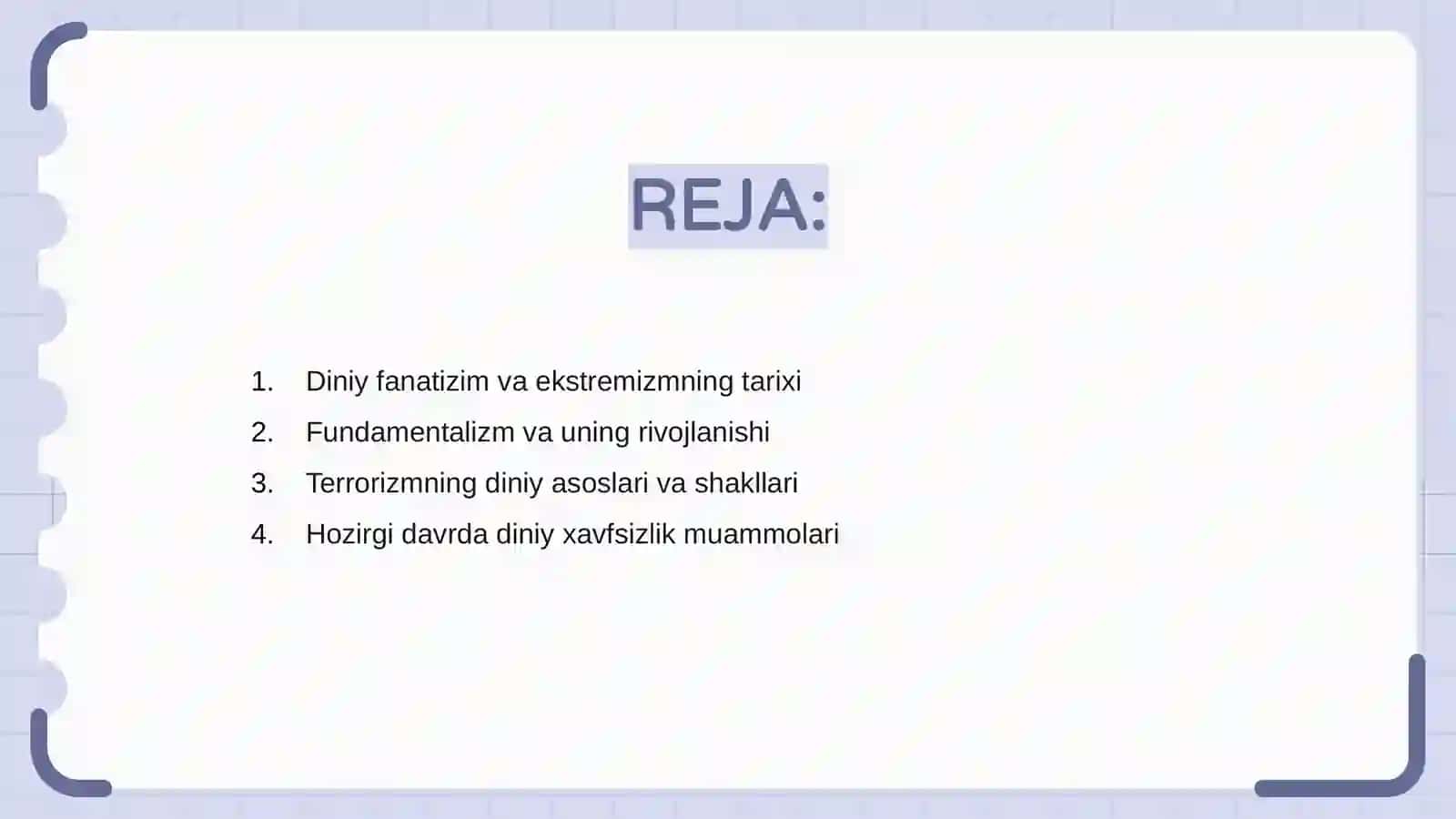 Diniy fanatizm va ekstremizm tarixi 2