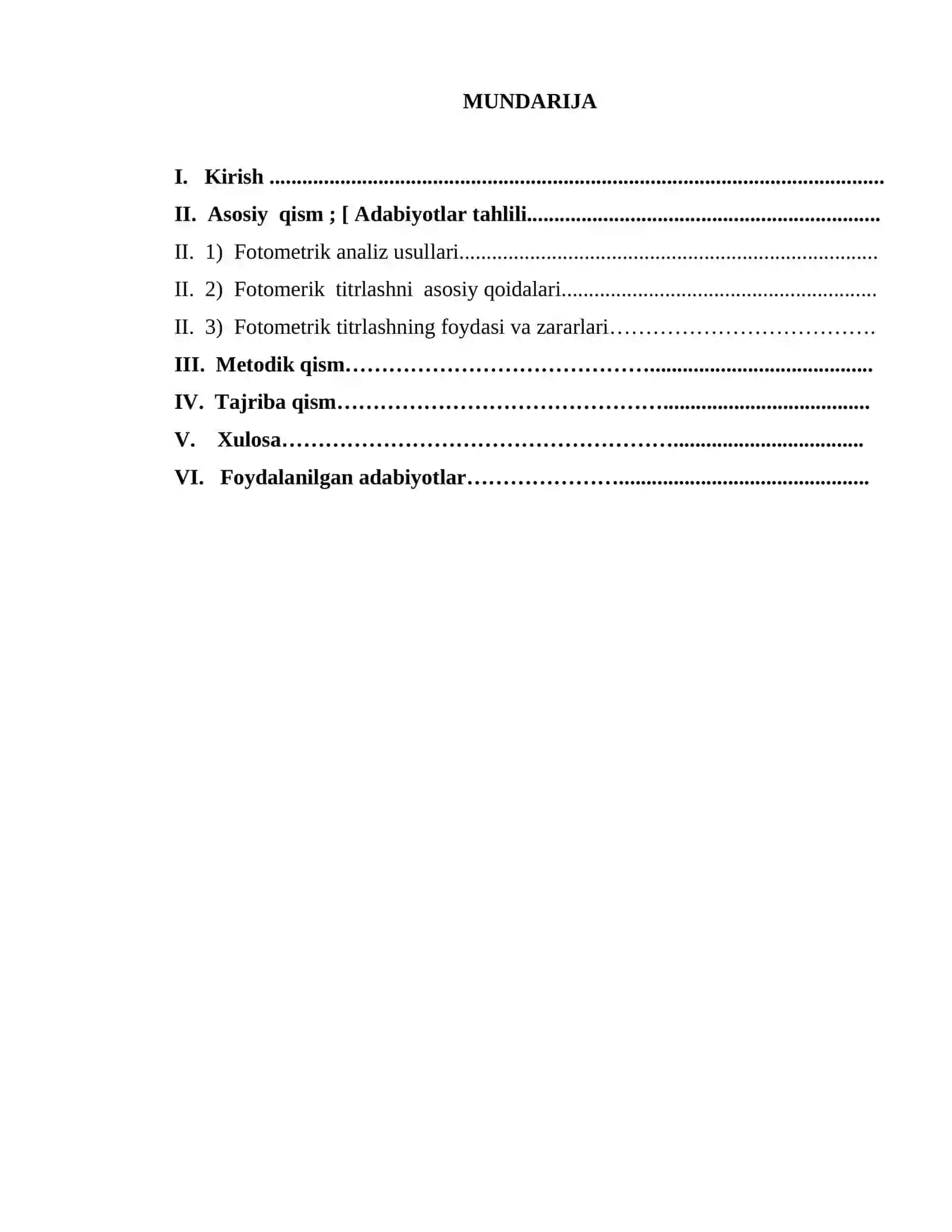 Fotometrik Titrlash Kursi 2