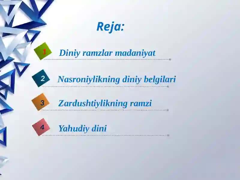 DINIY RAMZLARNING ZAMONAVIY TALQINLARI 2
