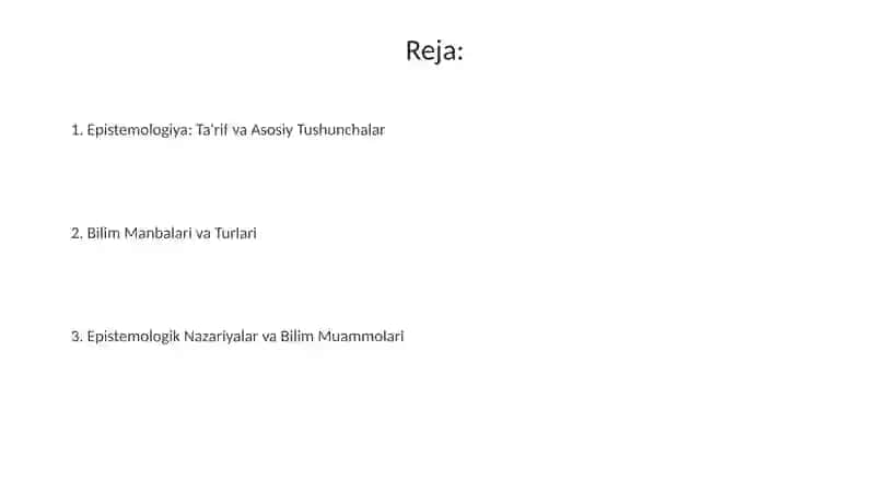 Bilish falsafasi gnoseologiya 2
