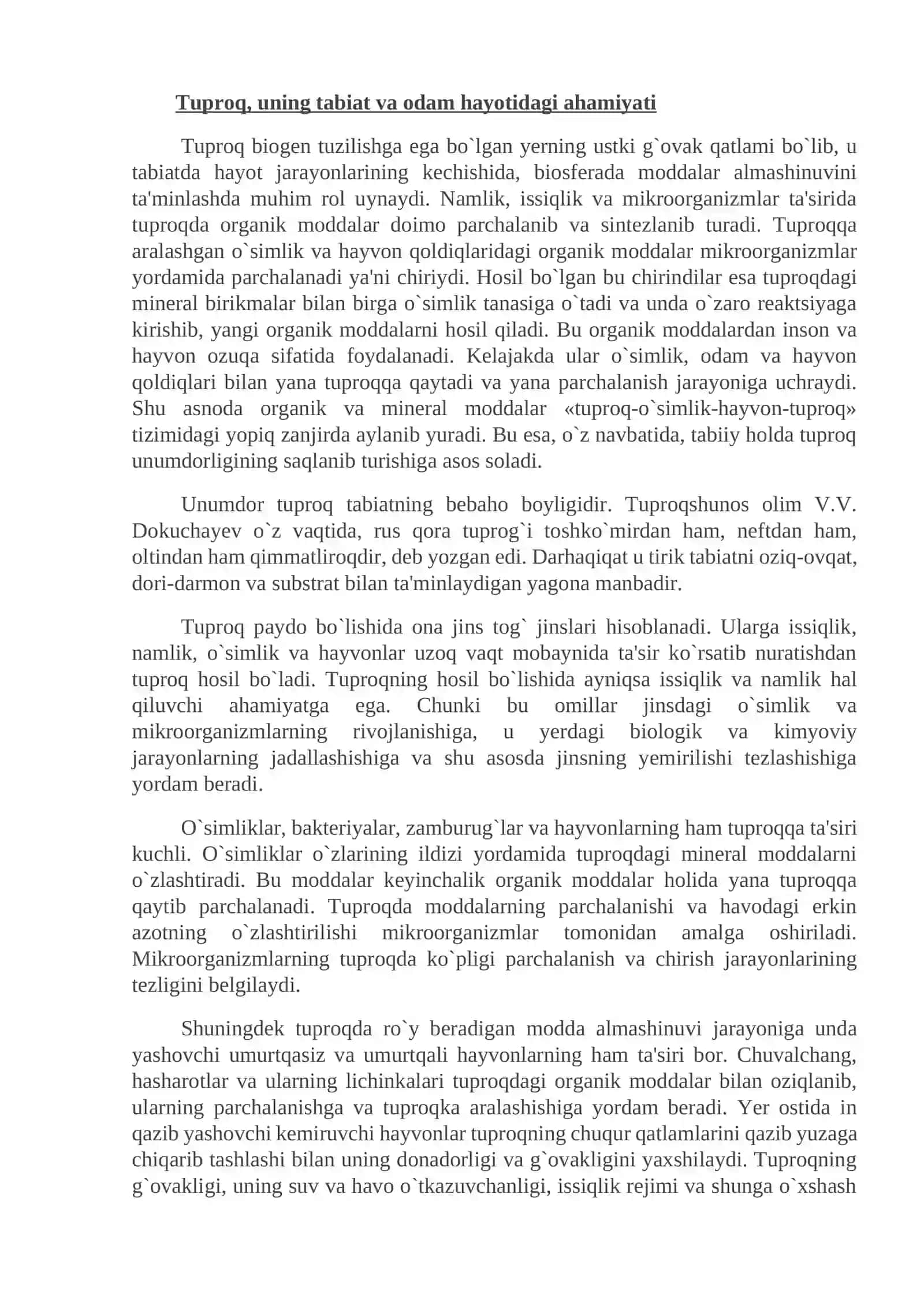 YER RESURSLARIDAN FOYDALANISH VA ULARNI MUHOFAZA QILISH 2