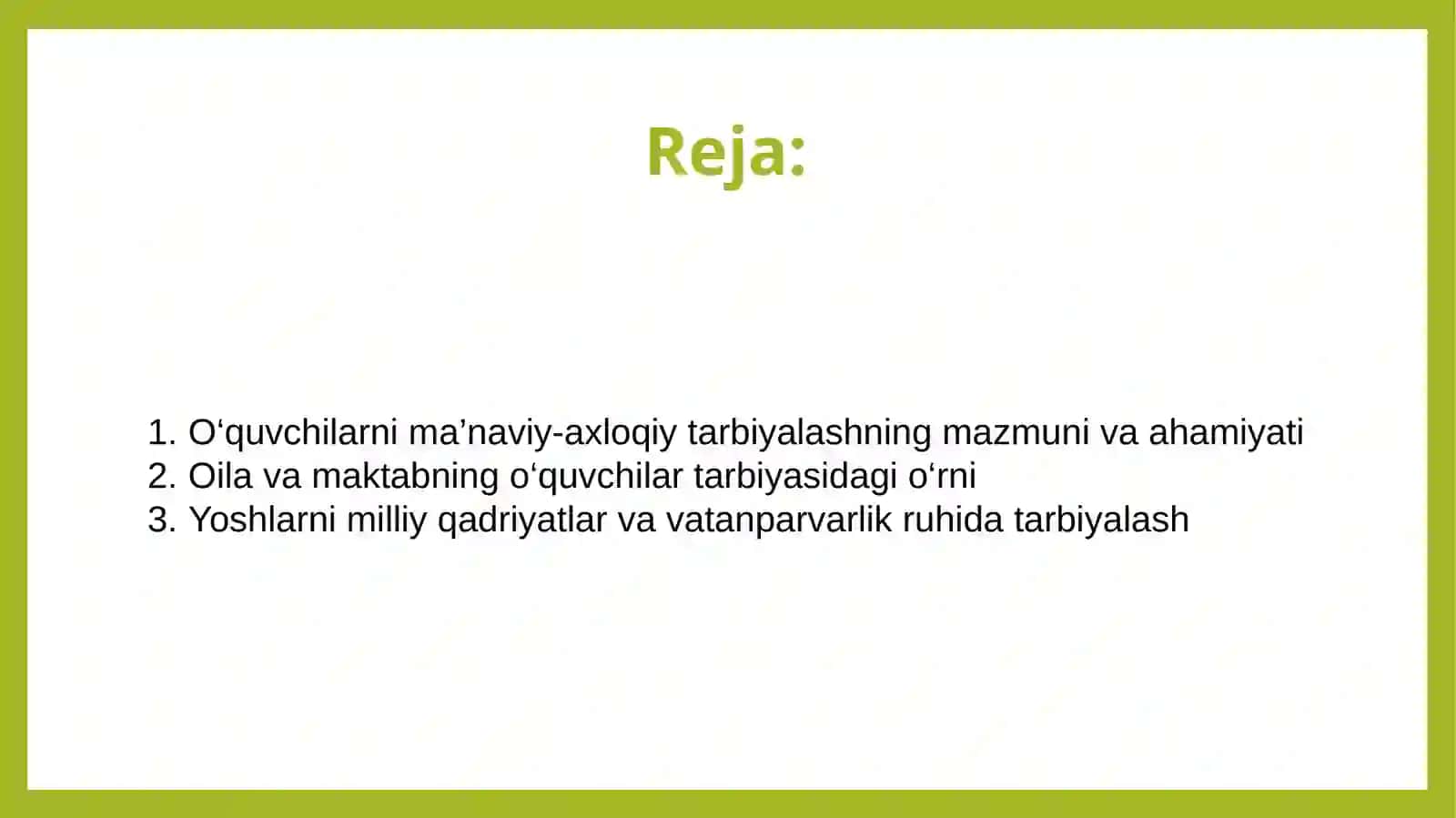 O‘quvchilarni ma’naviy-axloqiy tarbiyalash 2