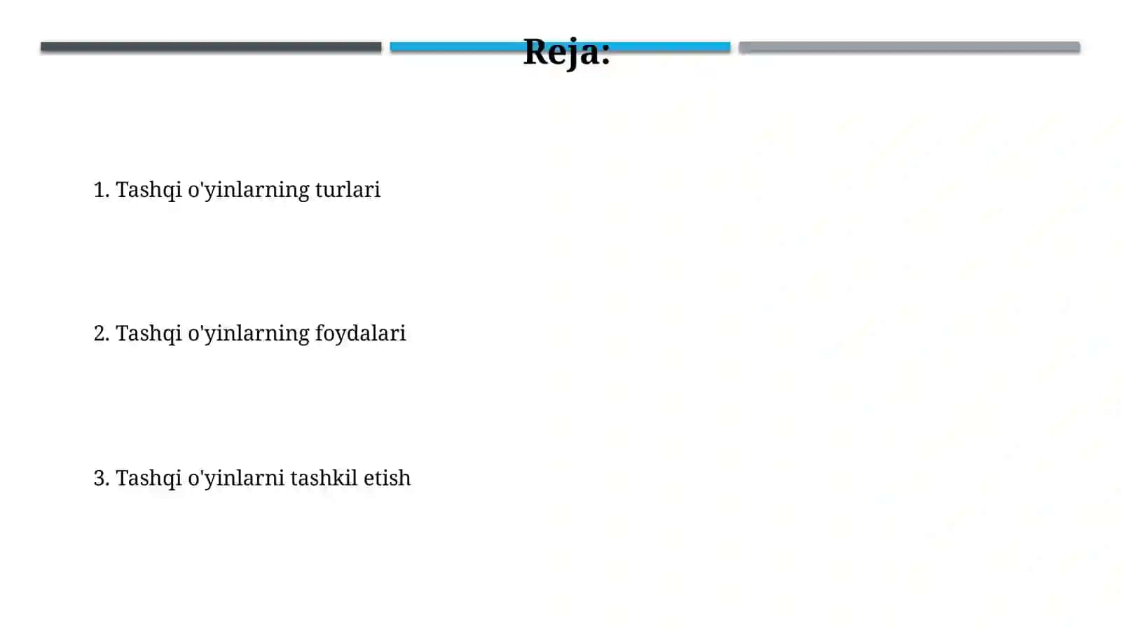Darsdan tashqari oʻtqaziladigan harakatli oʻyinlar 2