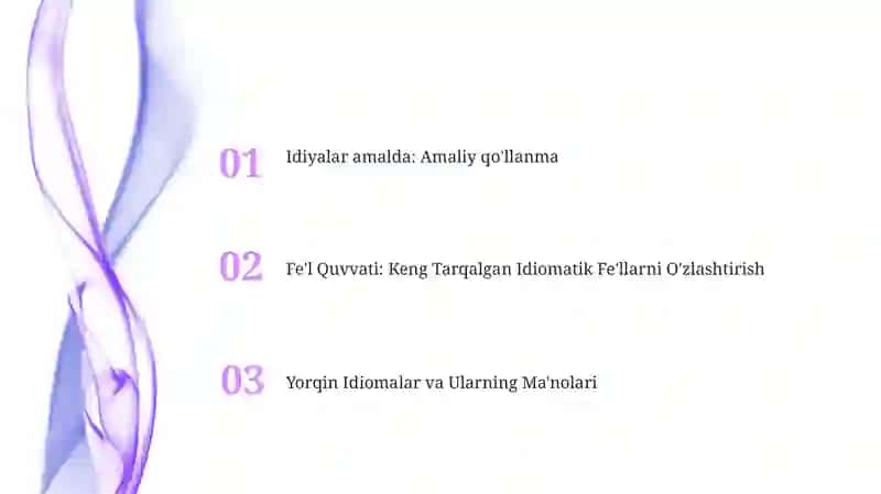 Fe'l Quvvati: Keng Tarqalgan Idiomatik Fe'llarni O'zlashtirish 2