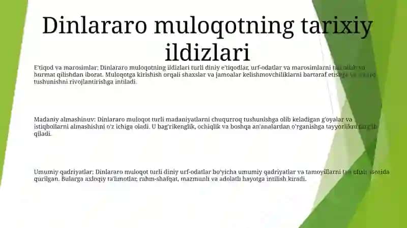 O'Zbekistonda Konfessiyalararo Diniy Bag'Rikenglikning Tarixiy Tajribasi 2