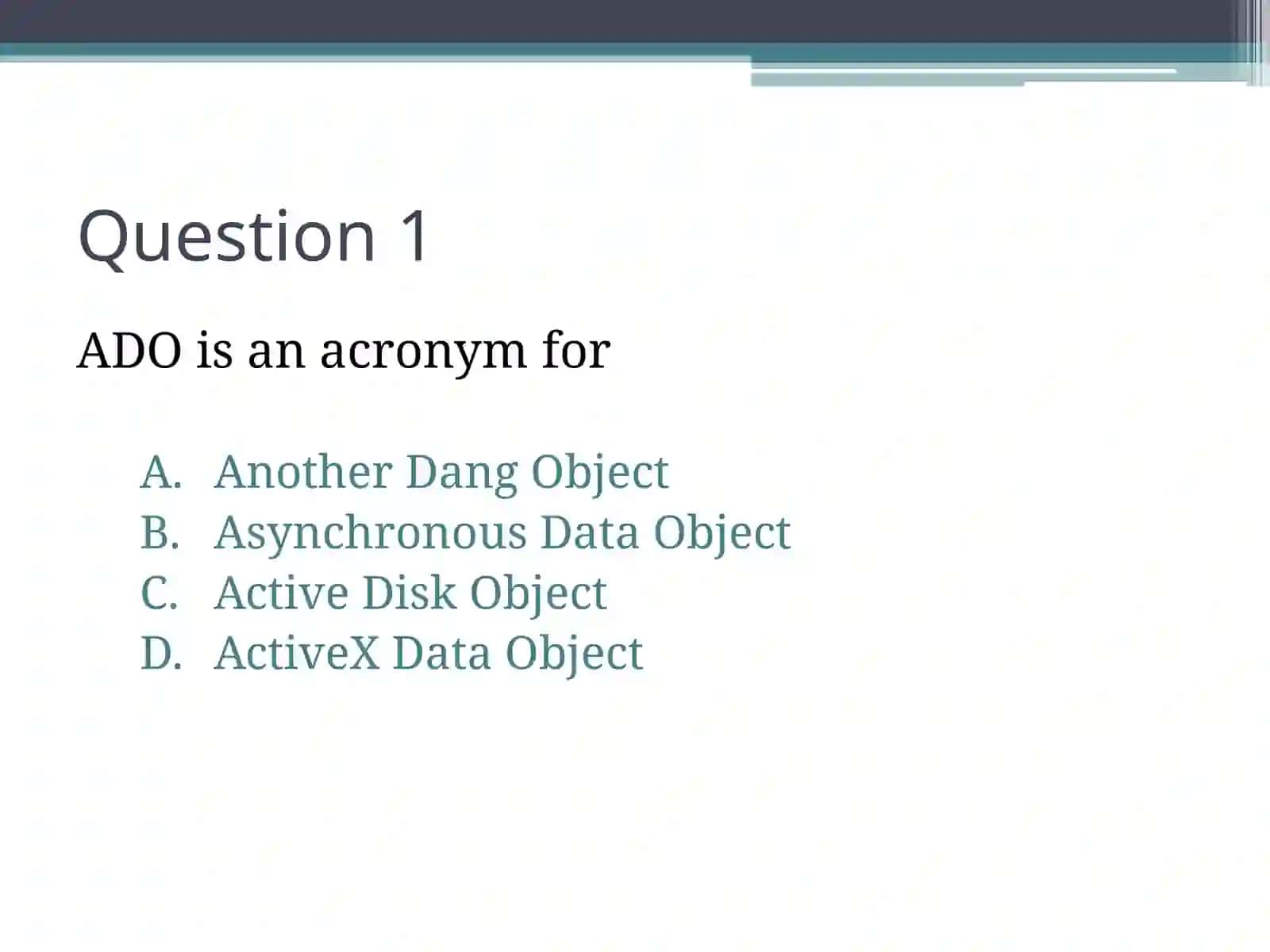 ADO.NET 2
