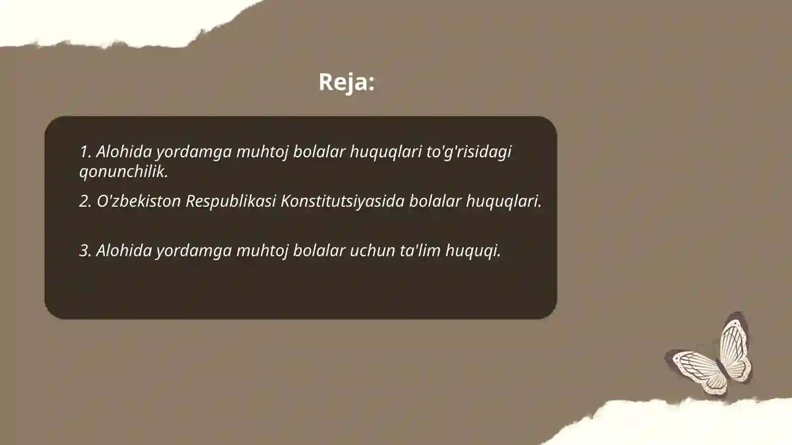 Alohida yordamga muhtoj bolalarni oilda tarbiyalash. Rahmonova Gulxan 2