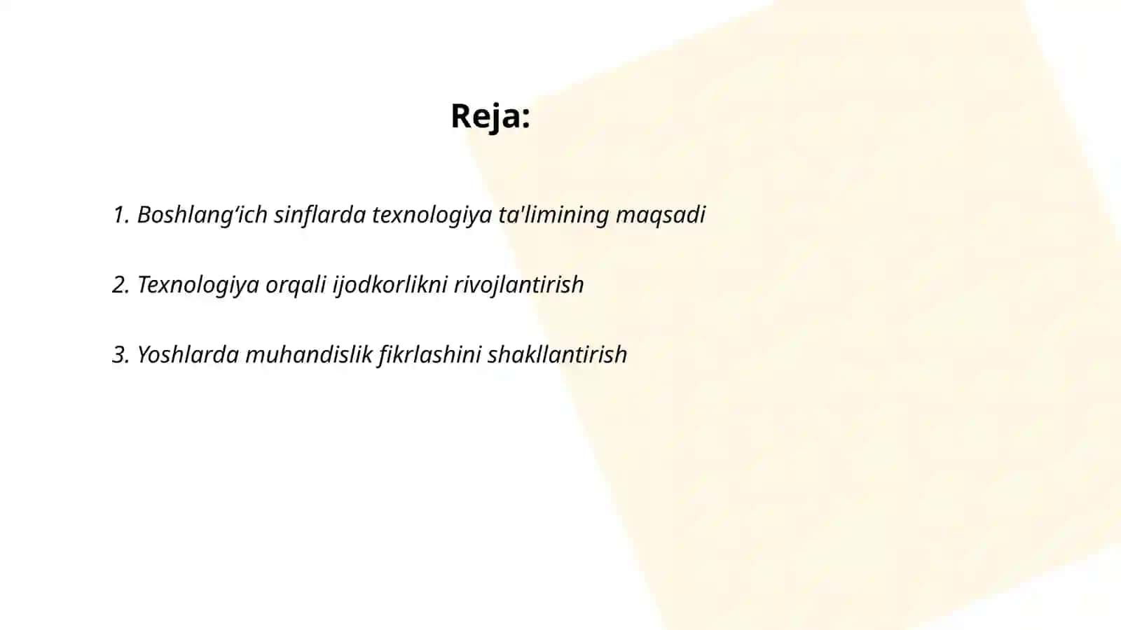 Boshlangʻich sinflarda texnologiya tarbiyasining vazifalari 2