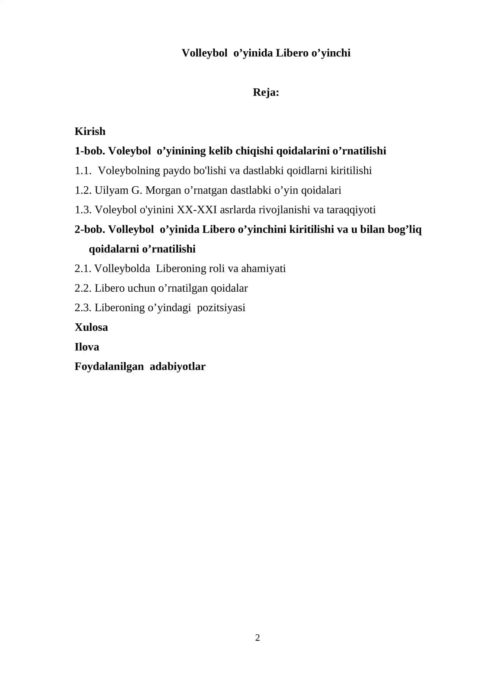 Volleybol o’yinida Libero o’yinchi 2