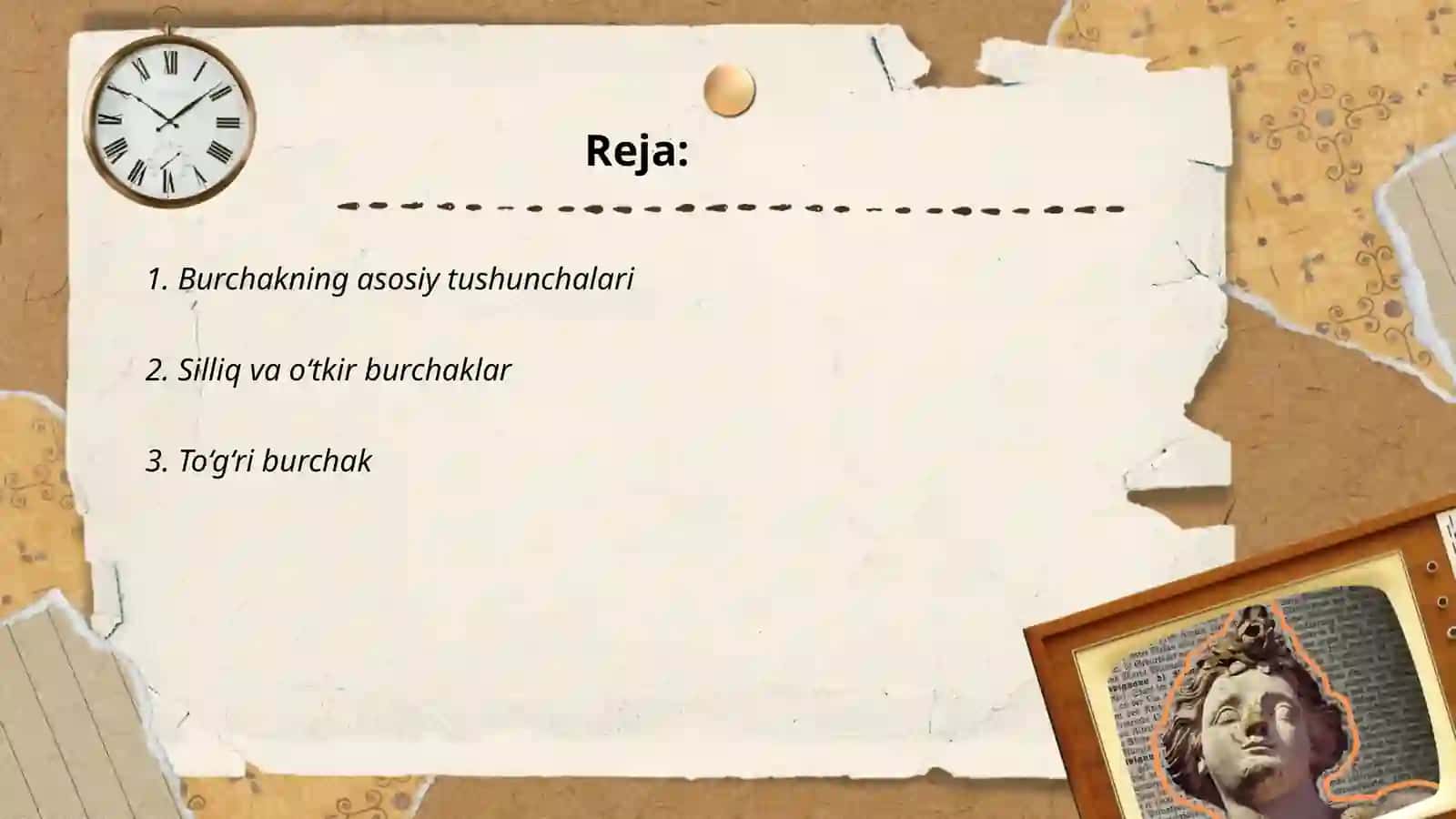 Burchak va uning turlari 2