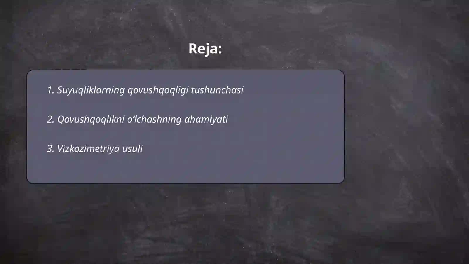 Suyuqliklarning qovushqoqligini aniqlash usullari 2