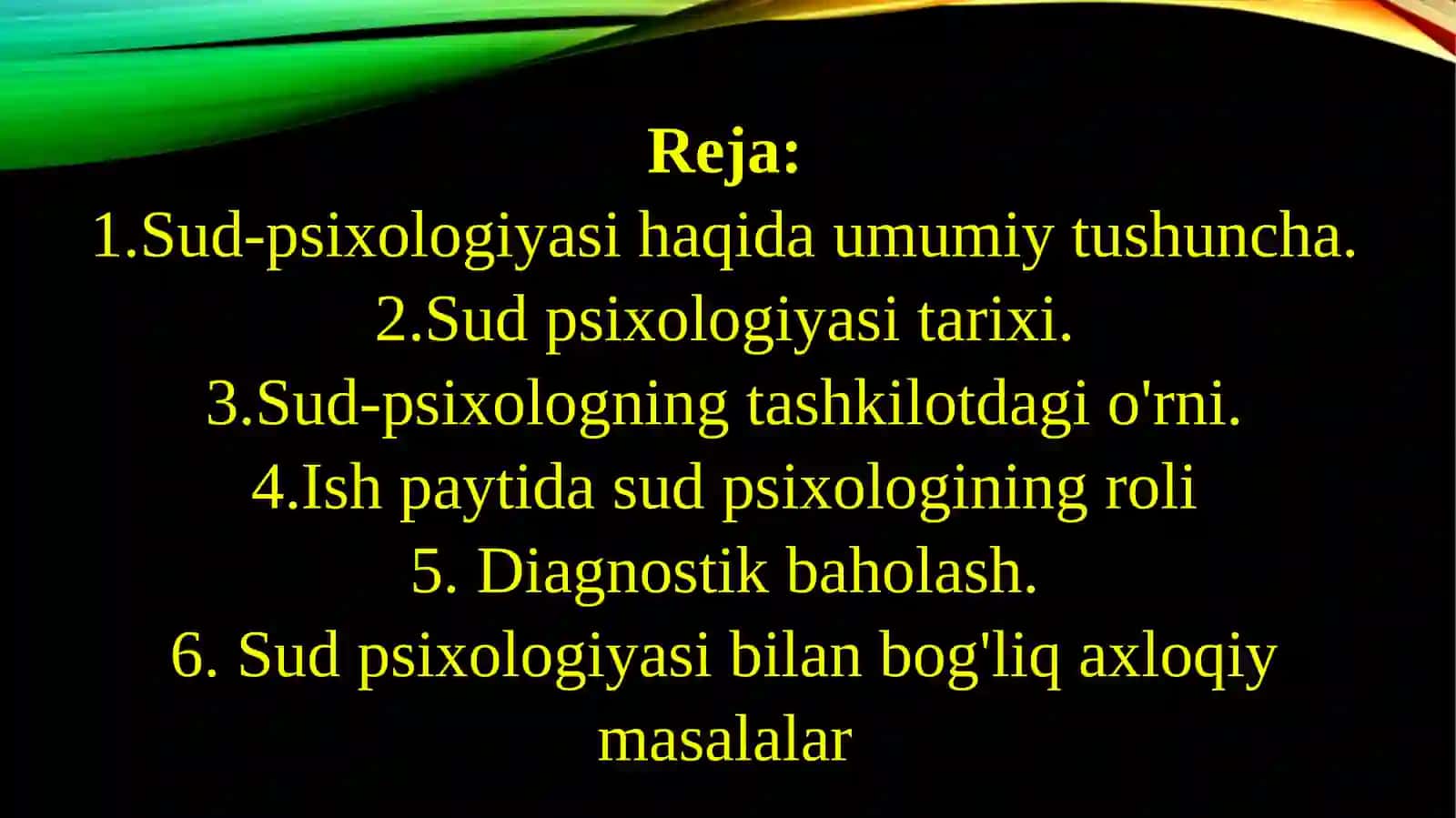 Sudpsixologiyasiga kirish: tashkilotlar va huquqbuzarlar bilan ishlash 2
