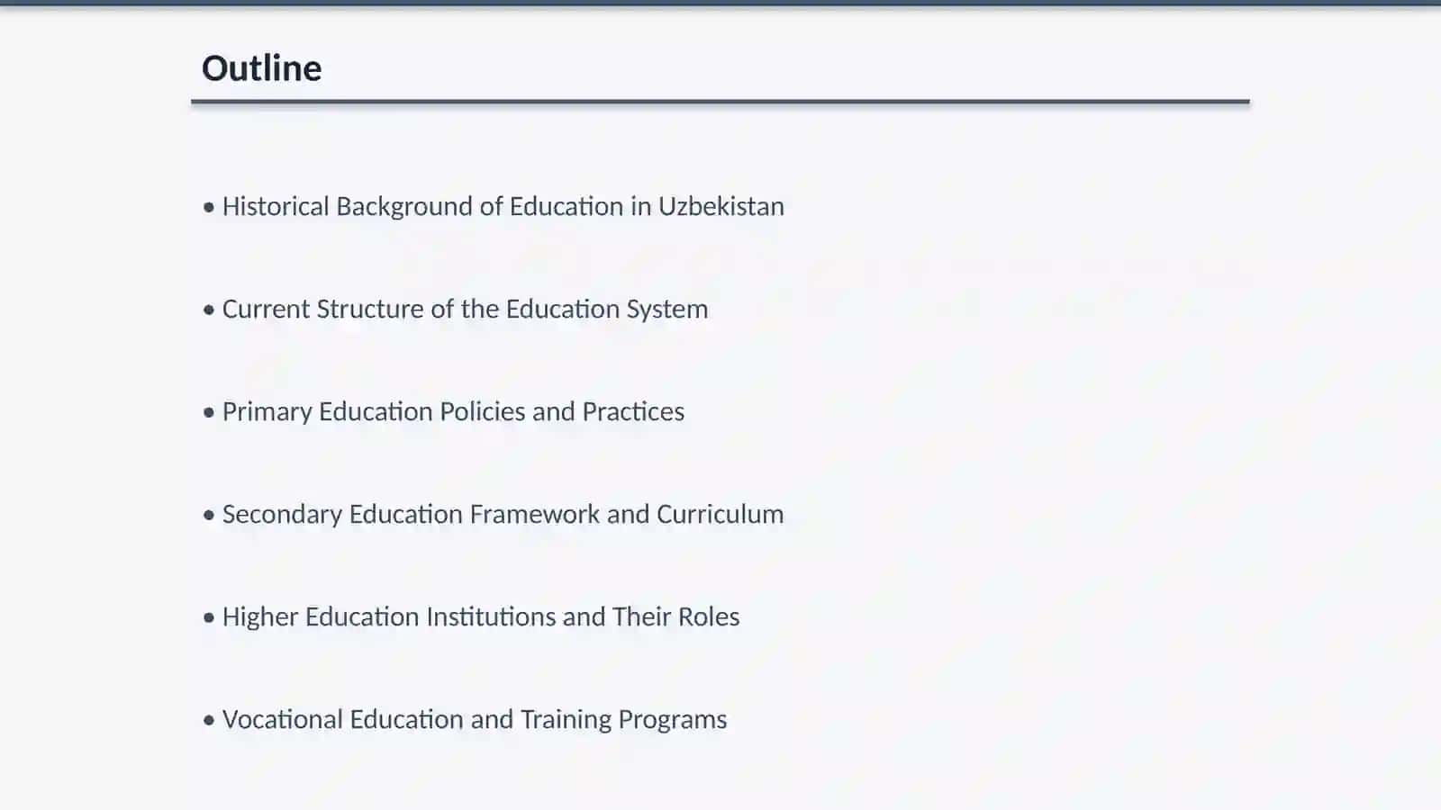Education system in Uzbekiston 2