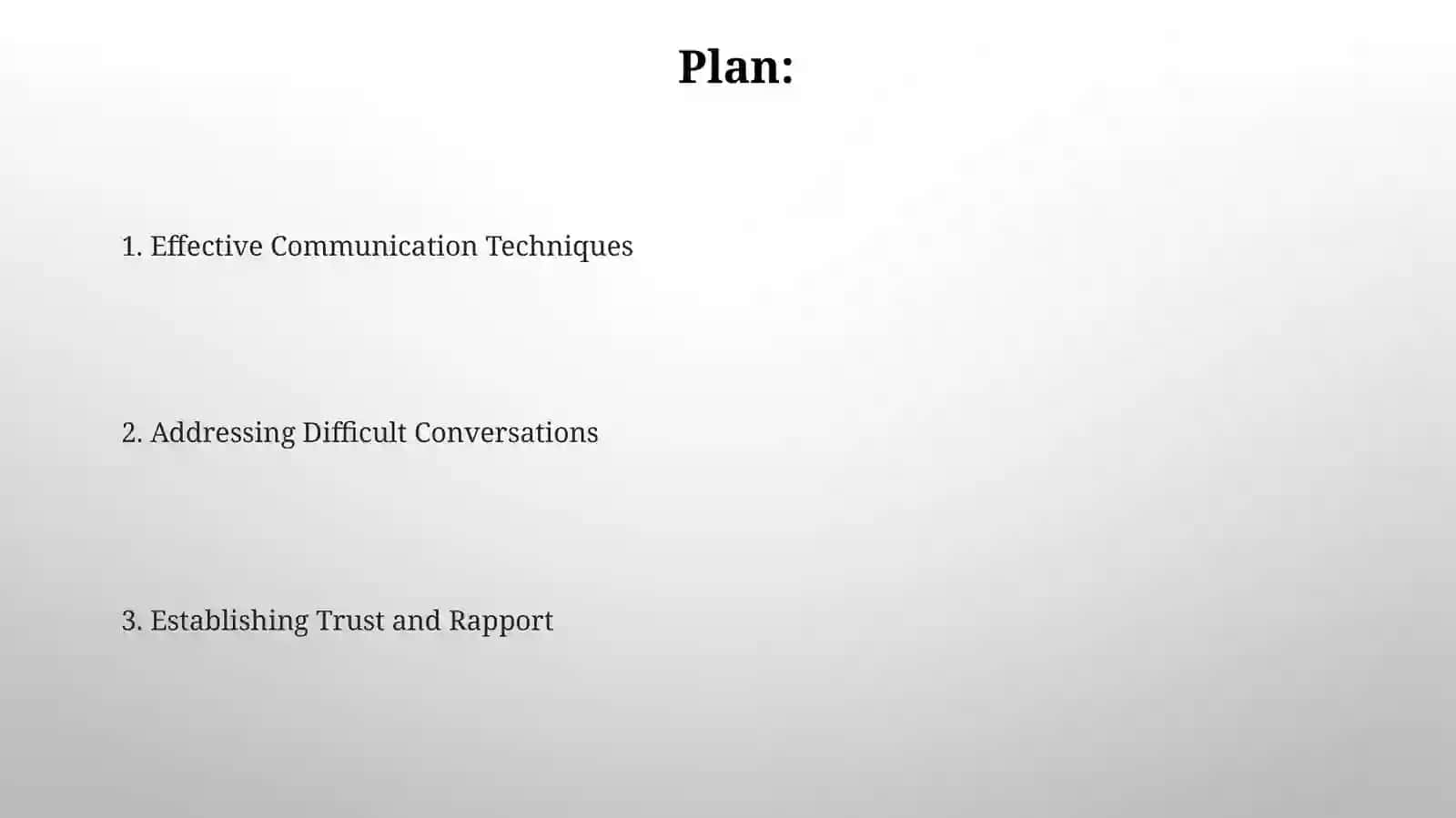 Communicating with patients 2