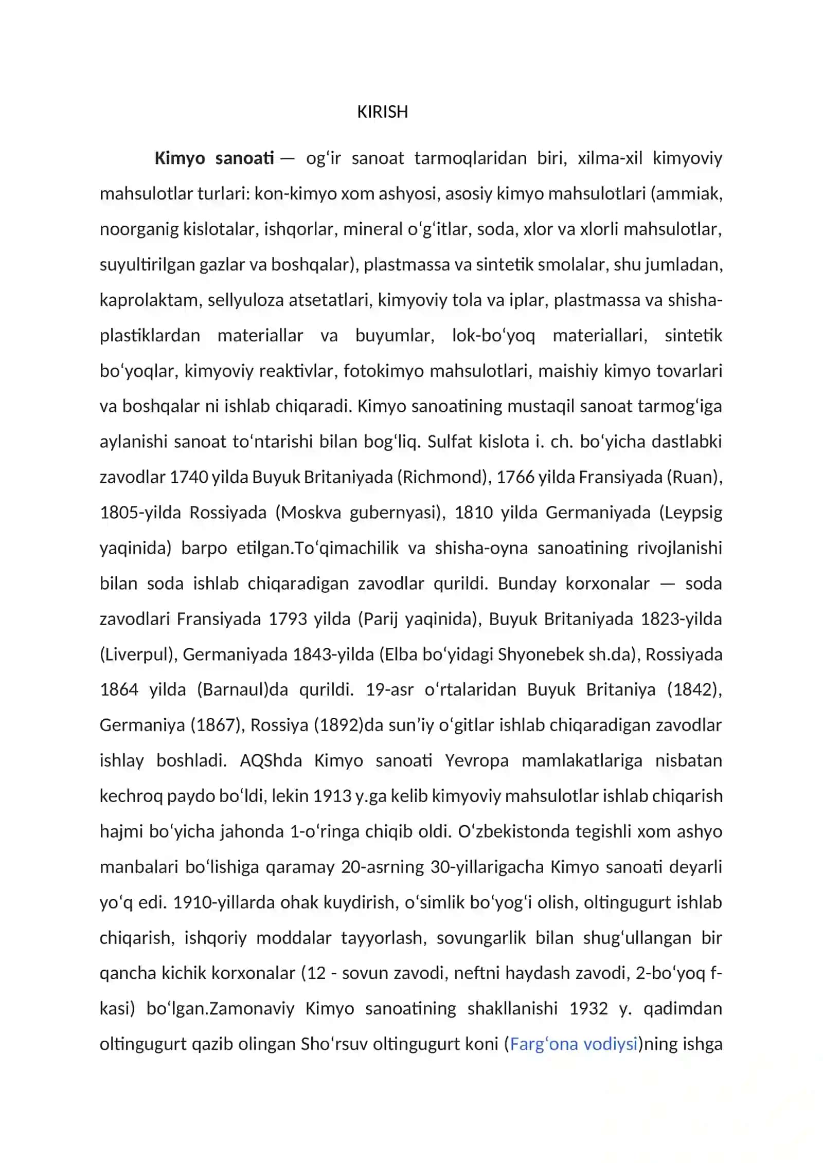 JAHON KIMYO SANOATINING HUDUDIY JOYLASHISHI 2