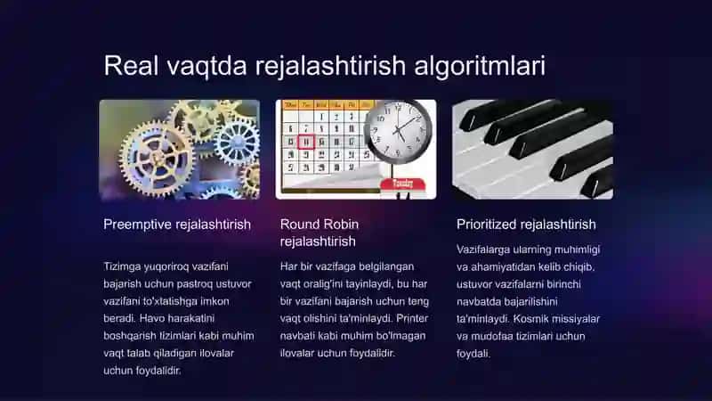 Real vaqt tizimlari uchun dasturlash paradigmalari 2