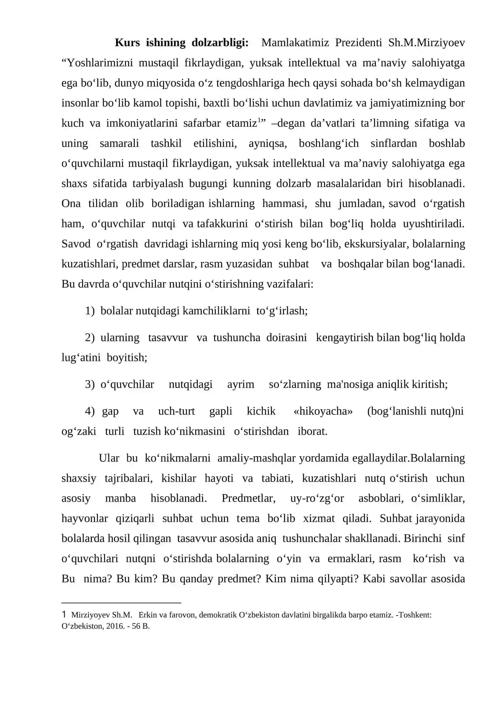 SAVOD O’RGATISH DAVRIDAGI DARS TIPLARI, ULARNING MAQSADI, MAZMUNI VA KO’RILISHI 2