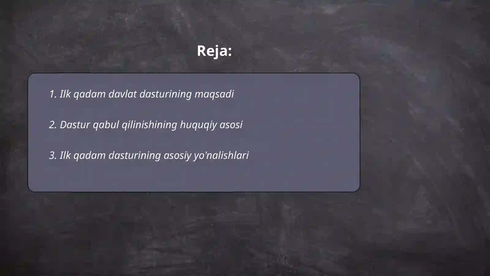 Ilk qadam davlat dasturining qabul qilinishi va mazmun mohiyati 2