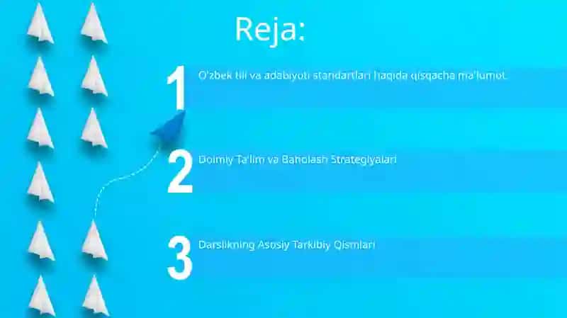 O'zbek tili va adabiyoti standartlari haqida qisqacha ma'lumot 2