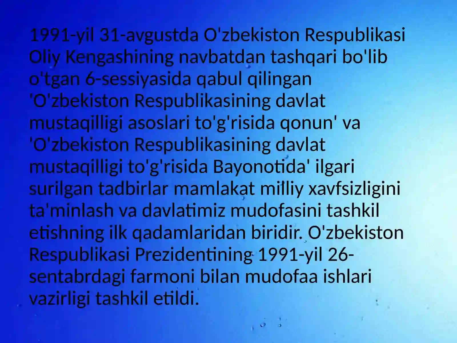 O'zbekistonda amalga oshirilayotgan islohotlarning yangi bosqichlari 2