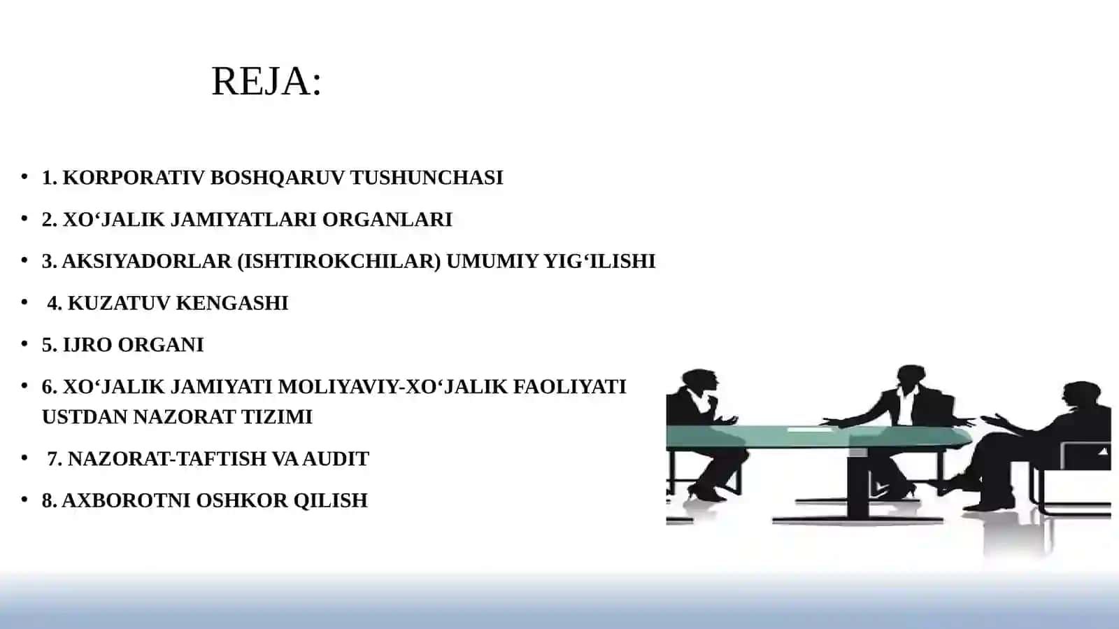 KORPORATIV BOSHQARUV VA NAZORAT 2