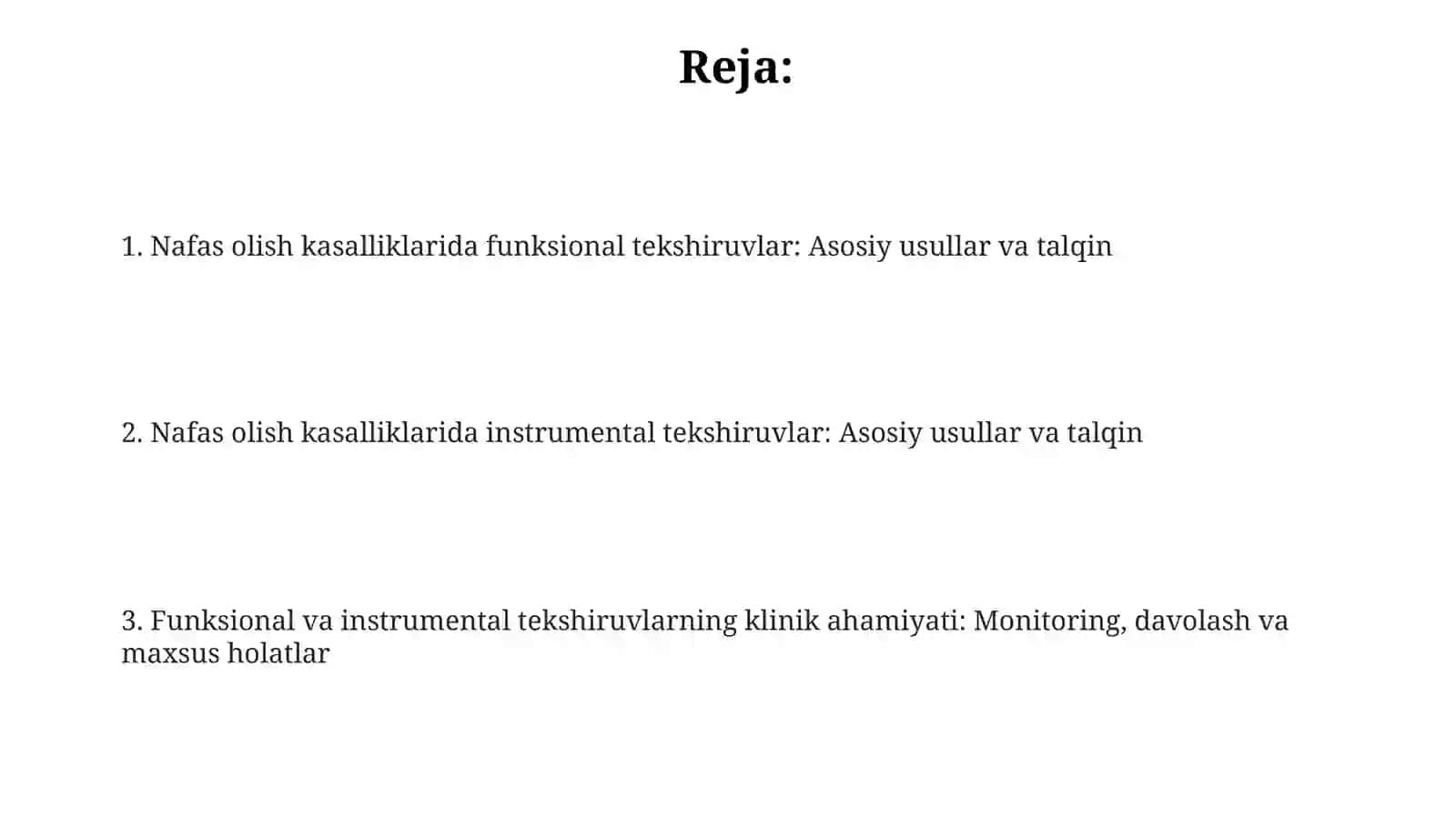 Nafas olish kasalliklarida funksional-instrumental tekshiruvlar 2