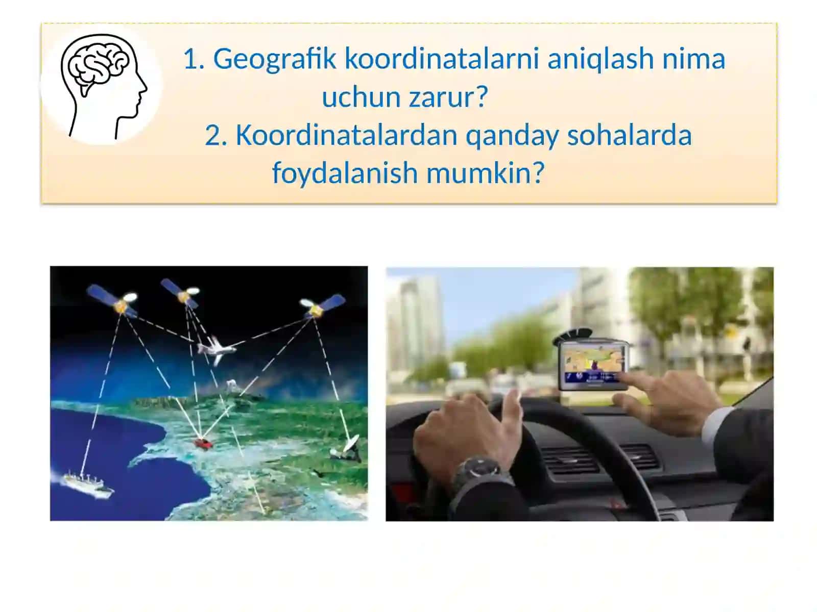 Geografik Koordinatalarni Aniqlash 2