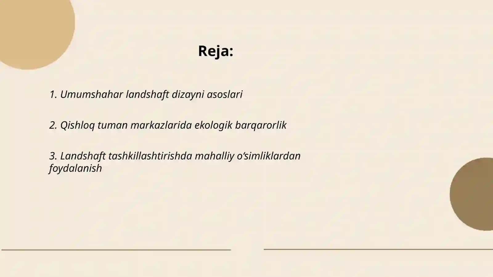Umumshaxar va qishloq tuman markazlarining landshaft tashkillashtirish 2