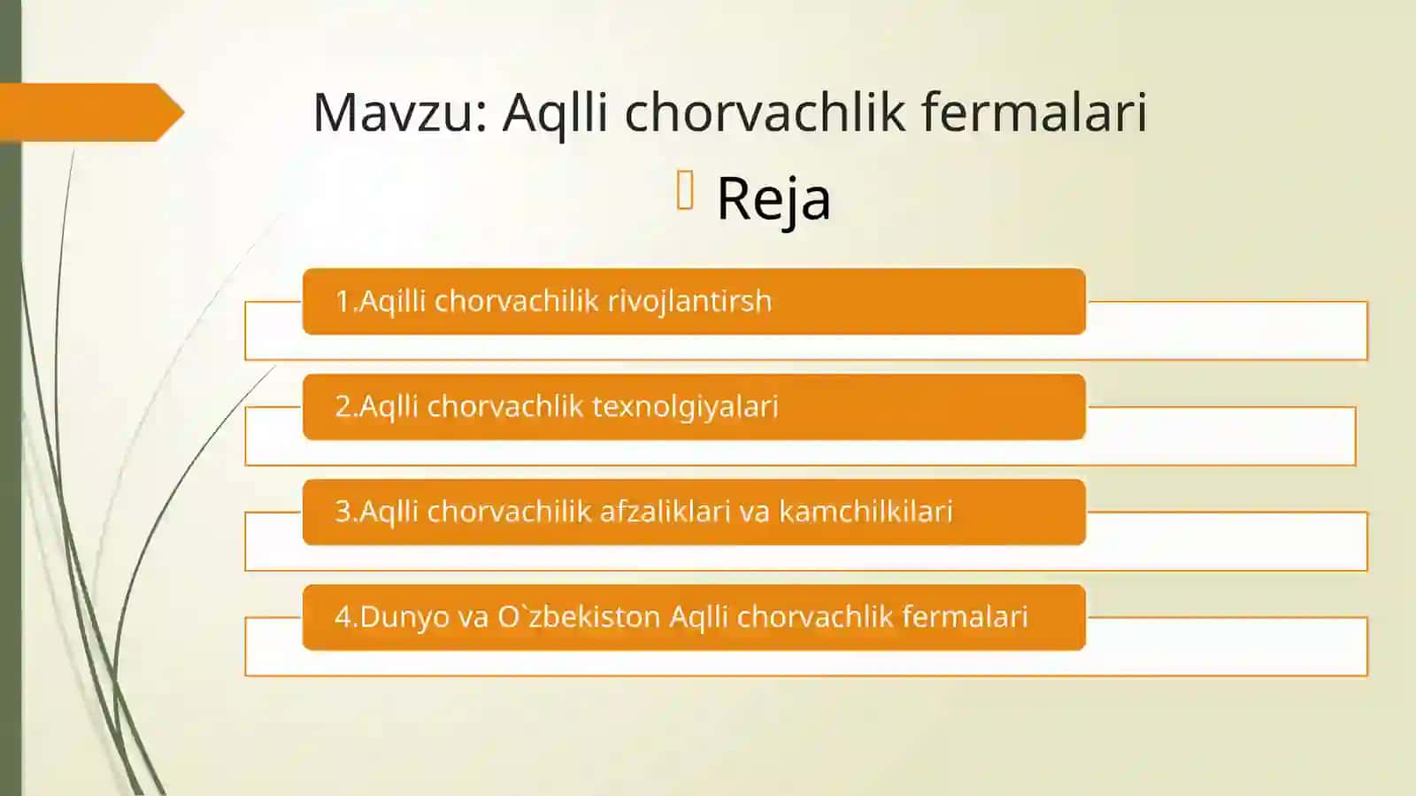 Aqlli chorvachlik fermalari 2