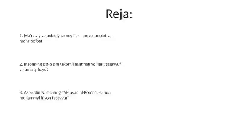Al-inson alkomil asarida maʼnaviy axloqiy gʻoyalar 2