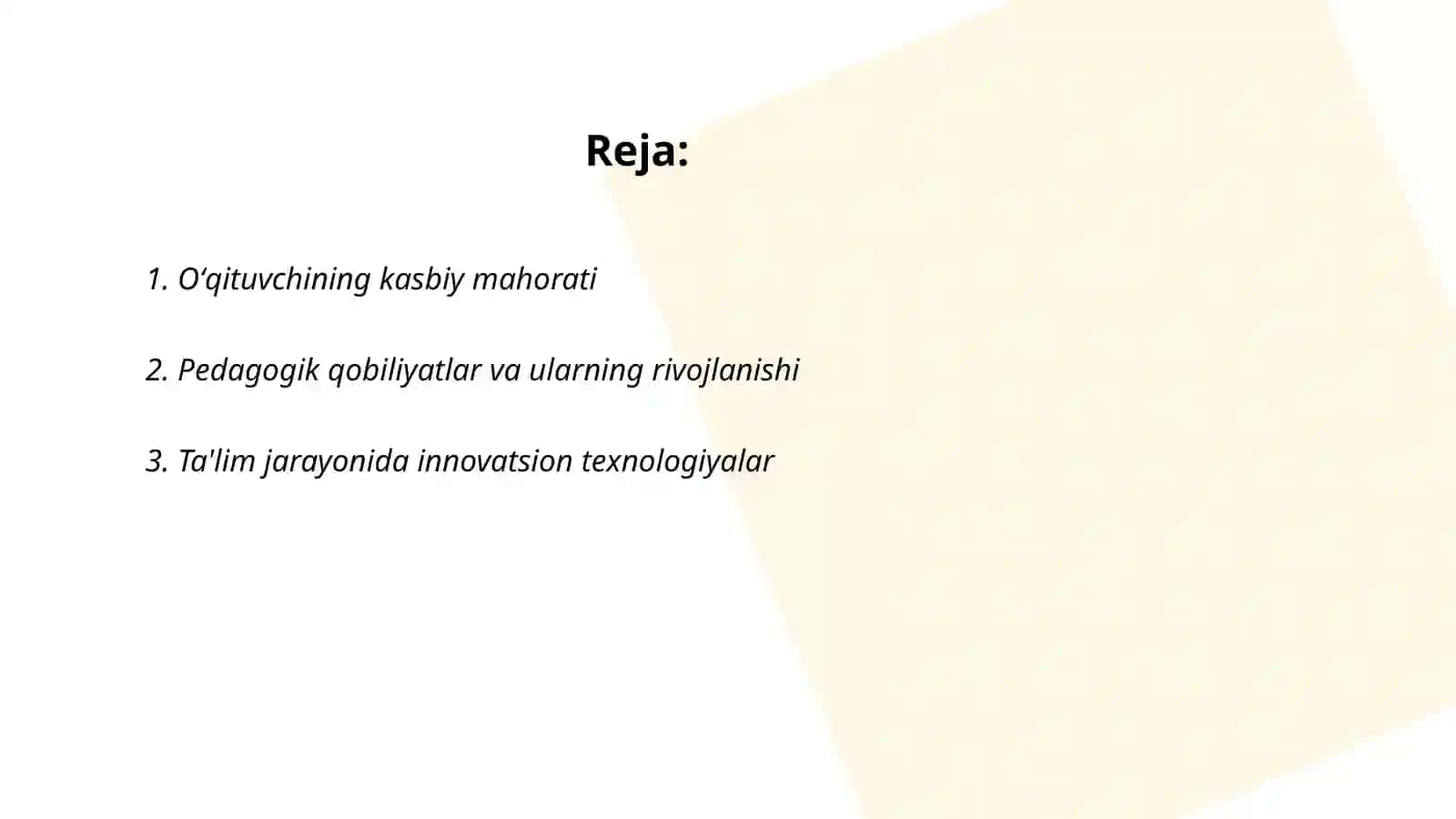 Oʻqituvchi profesiogrammasi va ularning diognostikasi 2