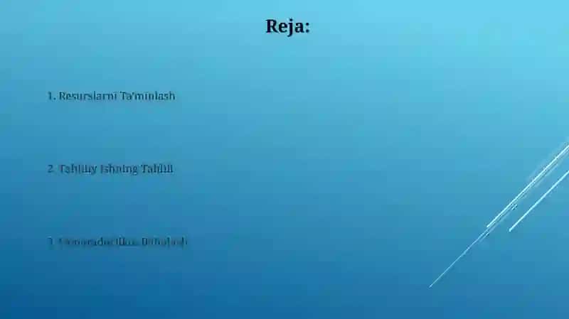 Tahlil ishlarini tahlil qilish va manbalar bilan taʼminlash 2