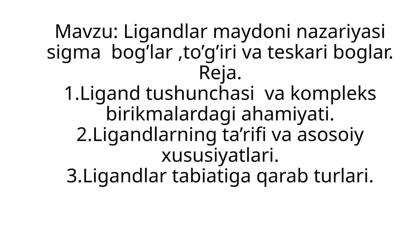 Kimyo Fanida Ta'lim 2