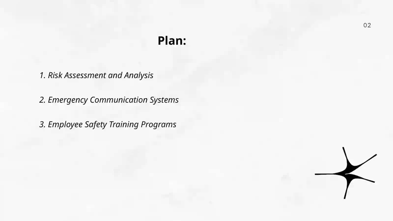 Planning measures to protect employees and residents in emergency situations 2