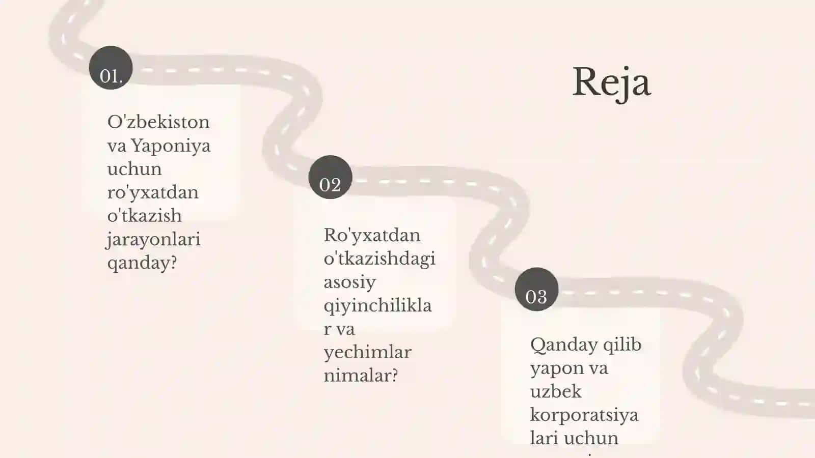 Korporatsiyalarni ro'yxatdan o'tkazish tartibi O'zbekiston va Yaponiya tajribasi 2