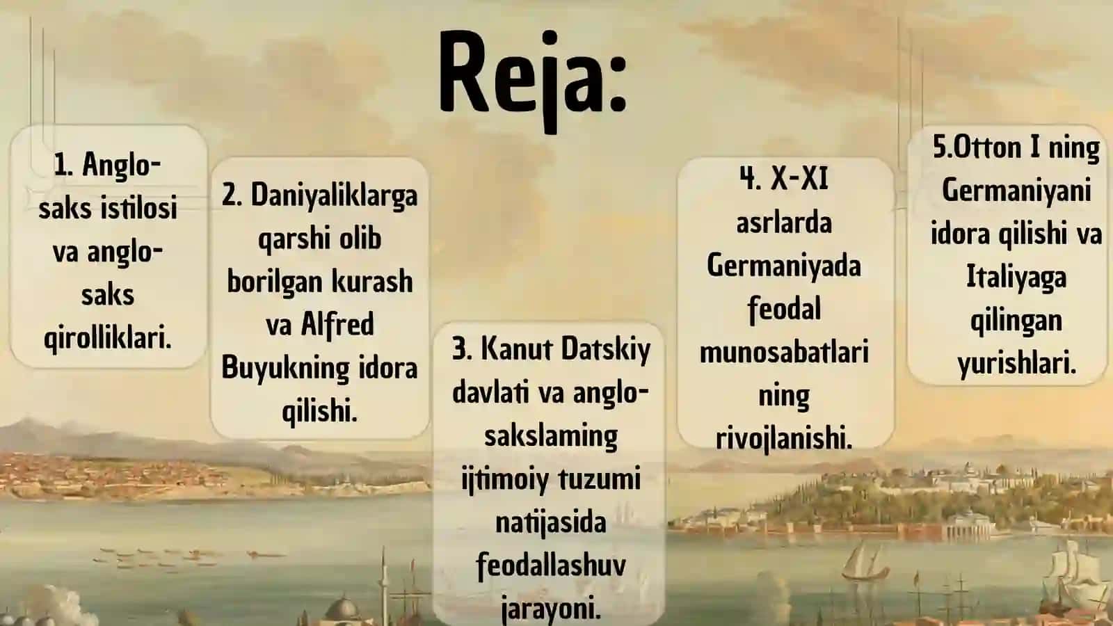 ILK O’RTA ASRLARDA ANGLIYA.ILK O”RTA ASRLARDA GERMANIYA 2