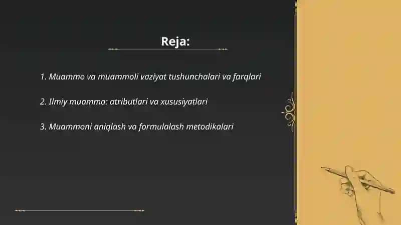 Muammo. Ilmiy muammo va muammoli vaziyat 2