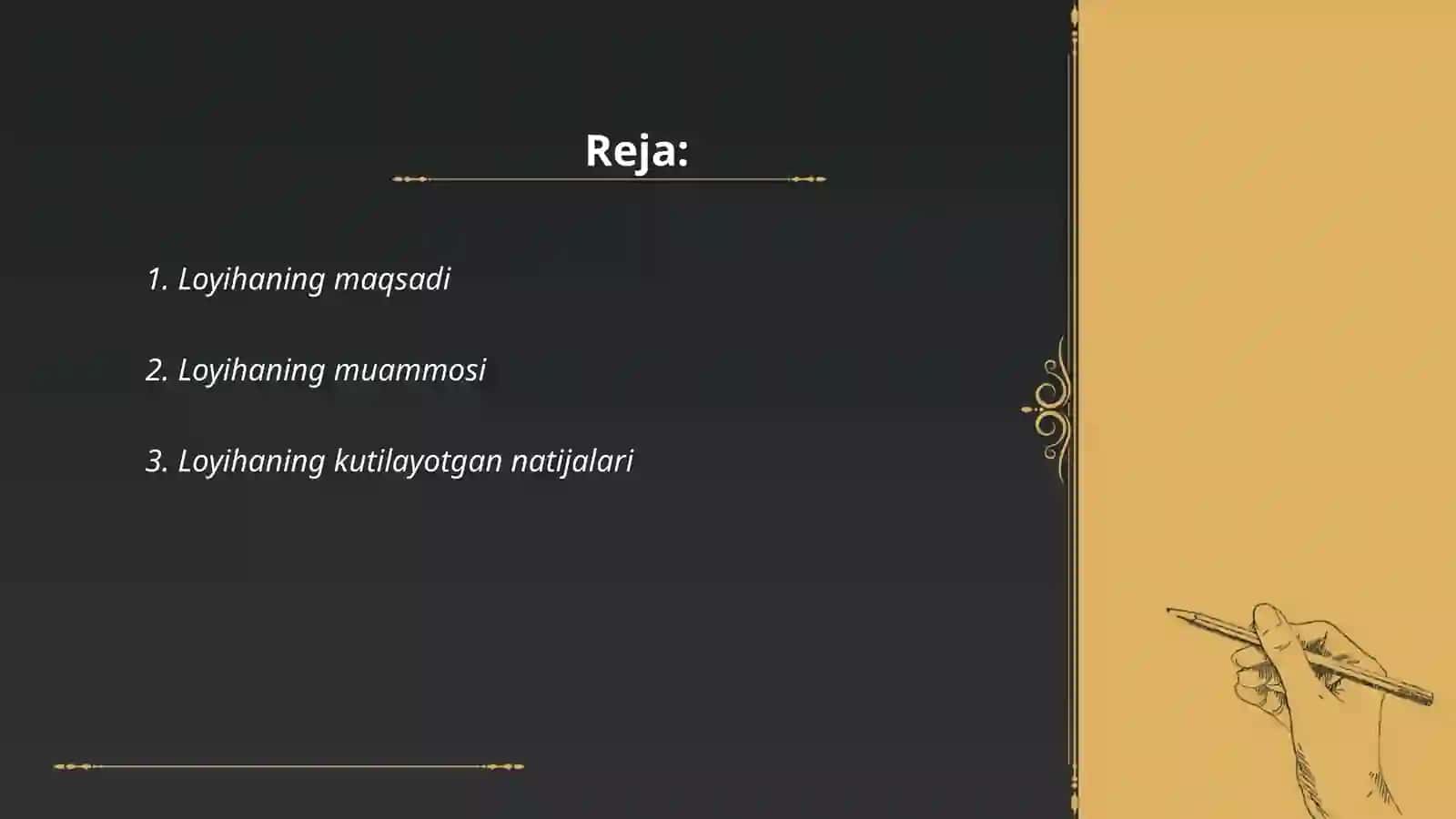 Loyiha tavsifi 2