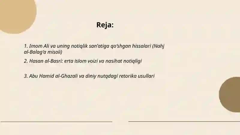 Sharq hamda Gʻarbning mashhur voizlari va ularning notiqlik sanʼatiga qoʻshgan hissalari 2