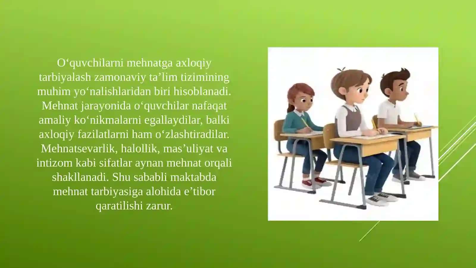 O’quvchilarni mehnatga aqloqiy tarbiyalash. Hajmli applikatsiya usuli da akvarium yasash 2