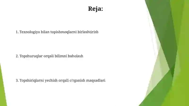 Boshlangʻich sinflarda Tehnologiya darslarida boshqotirmalardan foydalanish 2