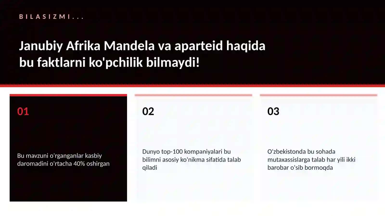Janubiy Afrika Mandela va aparteid 2