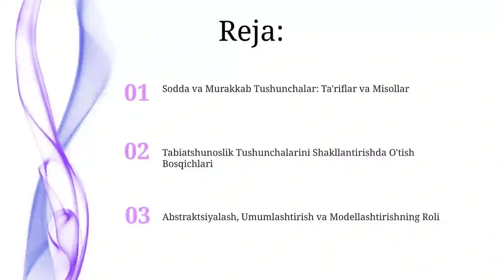 Tabiatshunoslik tushunchalarini shakllantirishda oddiylikdan murakkablikka oʻtish tizimi 2