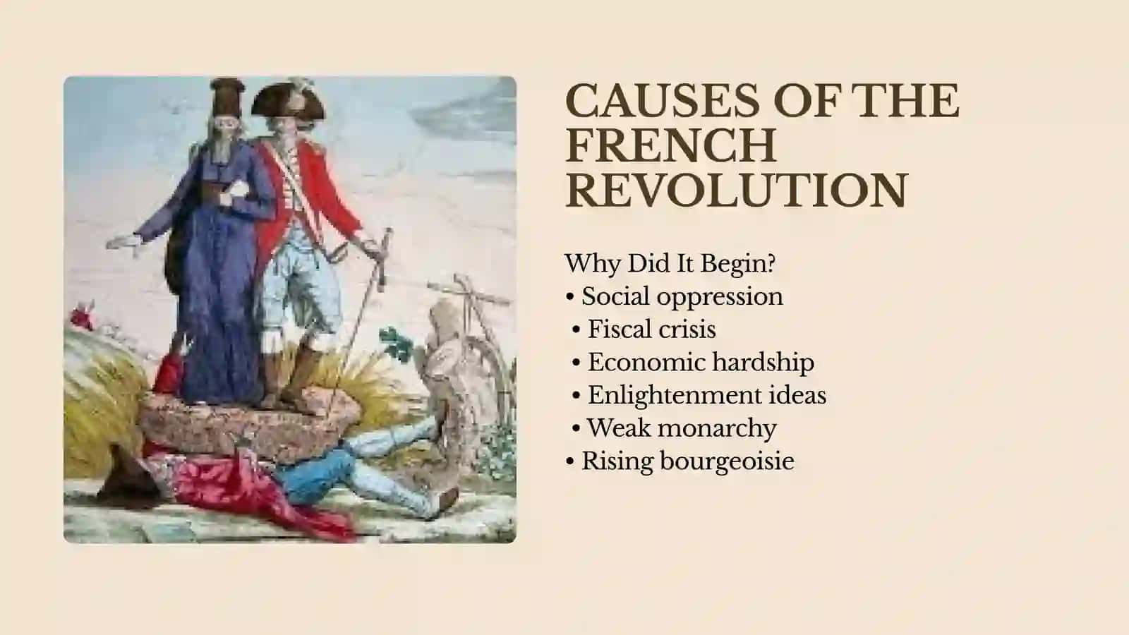 Causes of the French Revolution 2