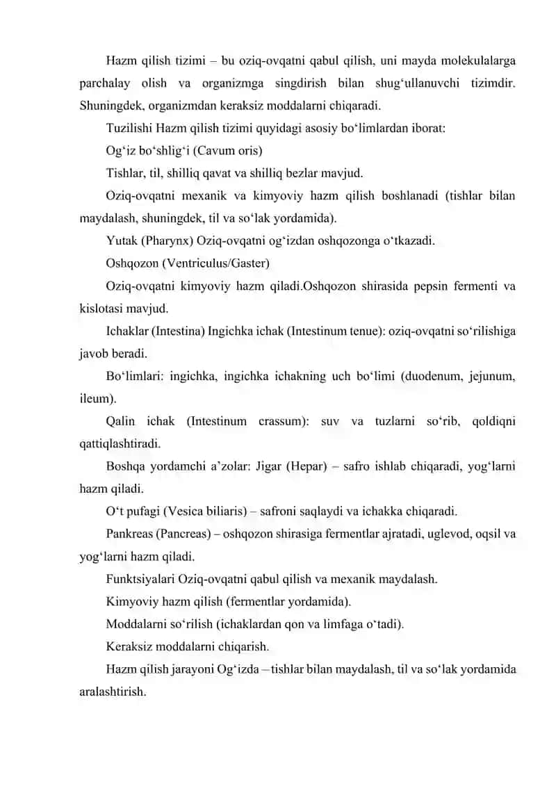 HAZM QILISH SISTEMASI 2