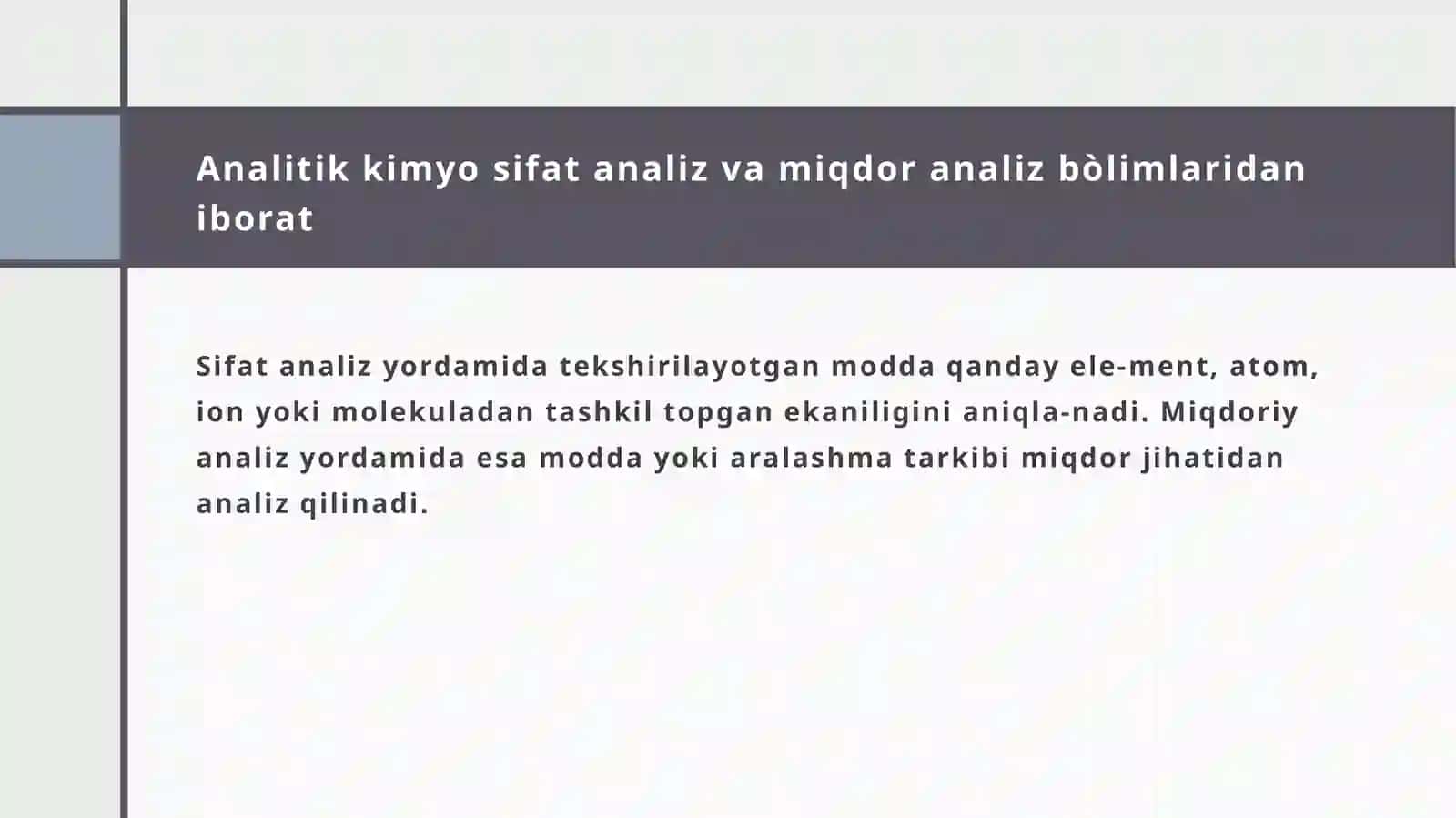 Titrlash jarayoni.Ishchi eritma.Ekvivalent nuqtani aniqlash 2